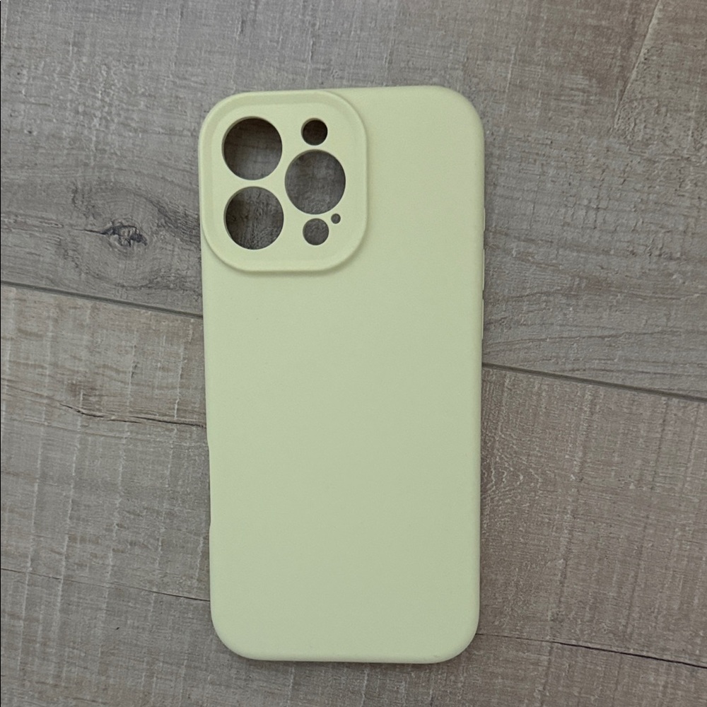 Butter yellow iPhone 16 Pro Max Case
